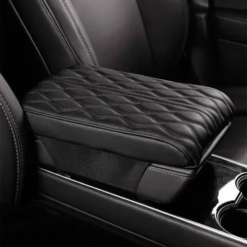 Memory Cotton Leather Car Armrest Box Pad (Universal style)