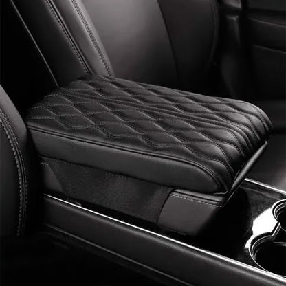 Memory Cotton Leather Car Armrest Box Pad (Universal style)