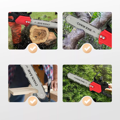 Handheld Cordless High Power Lithium Ion Chainsaw Set